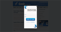 Desktop Screenshot of cashforsurveys.co.uk